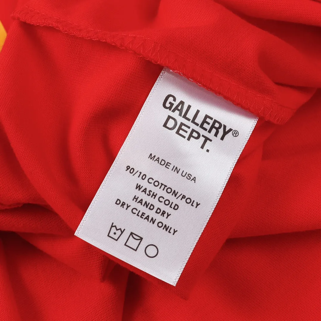 GALLERY.DEPT Summer new short-sleeved style No.: D3140#P106 Color: Black Red White Size: S M L XL